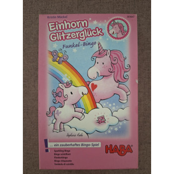 Haba Einhorn Glitzerglück Funkel-Bingo