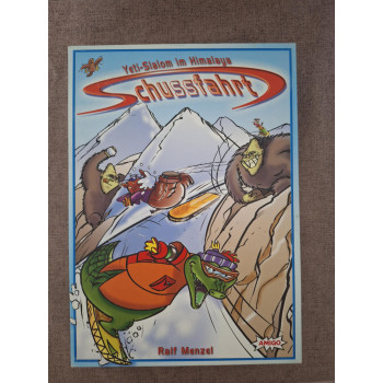 Yeti-Slalom im Himalaya Schussfahrt