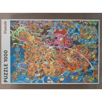Kalózos Puzzle:The Pink Pirate , No. 556845, Piatnik