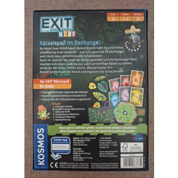 Exit Kids játék: Dzsungeles