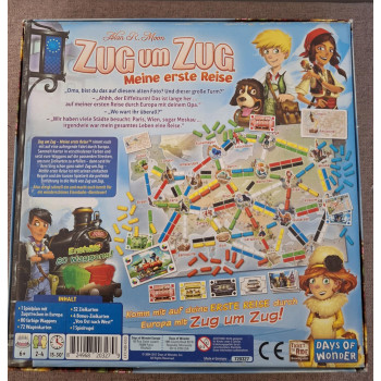 Zug um zug-Ticket to ride Az első utazás