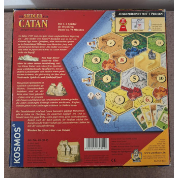 Catan műanyag bábus, Alapjáték +5-6 fős kiegészítő, Kosmos