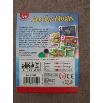 Arche Noah-Noé bárkája kártyajáték, Amigo