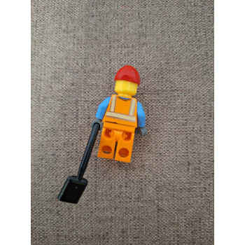 Lego minifigura (16) Munkás lapáttal