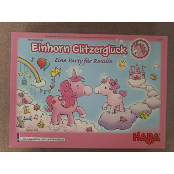 Haba Einhorn Glitzerglück Party Rosalie-nak