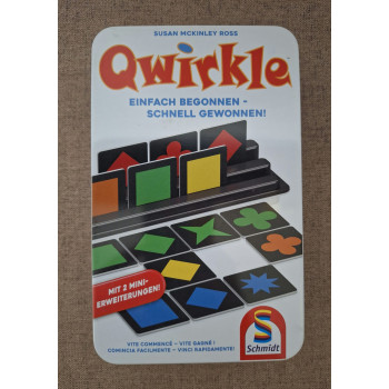 Qwirkle, utazó fém dobozos