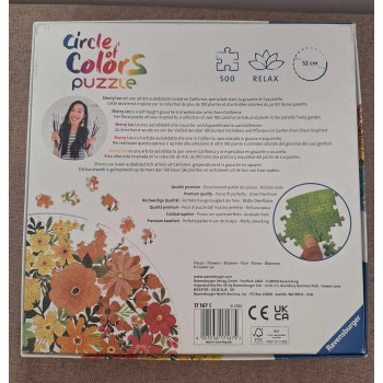 Circle of colors 500 db-os kirakó, virágok,Ravensburger