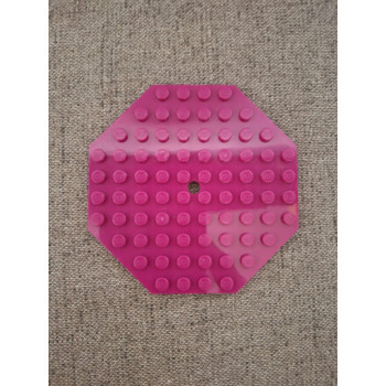 lego nyolcszög alak pink 10x10