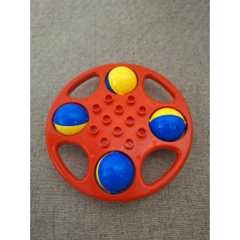 Lego duplo gurulós kör alakú csörgő