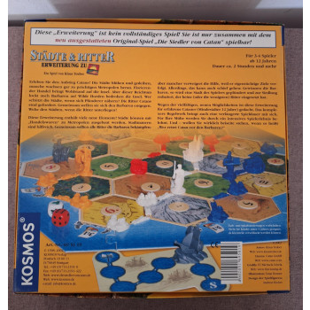 Catan kiegészítő: Lovagok és városok, műanyag bábus, Kosmos