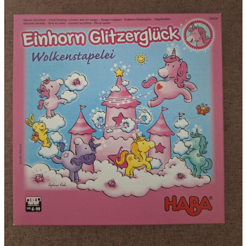 Haba Einhorn Glitzerglück-Felhőrakosgatás
