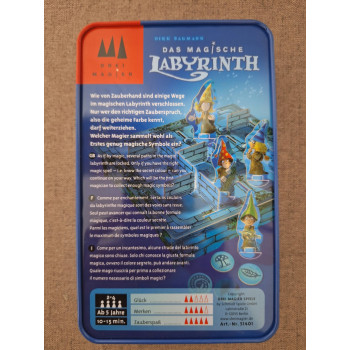 Das Magische Labyrinth, Utazó fém dobozos-Elvarázsolt labirintus,ÚJ