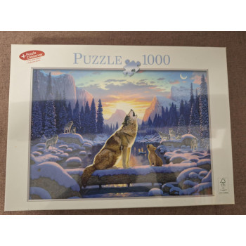 1000 db-os Puzzle, Farkasok,ÚJ