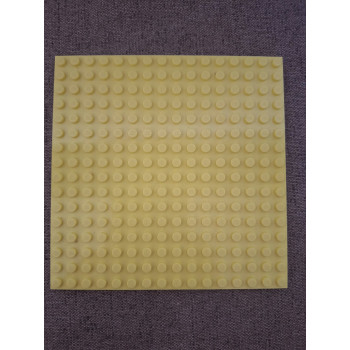 Lego alaplap 16x16 pasztell sárga