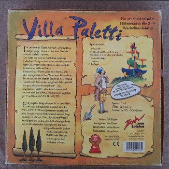 Villa Paletti, Zoch