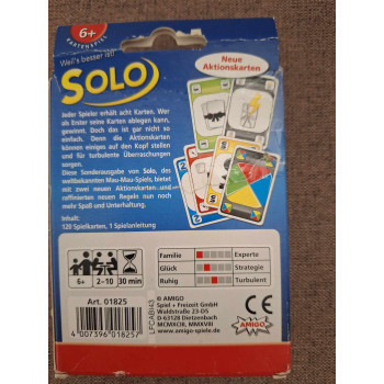 Solo Kártyajáték,extra akciólapokkal