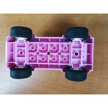 Lego autó alap,rózsaszín