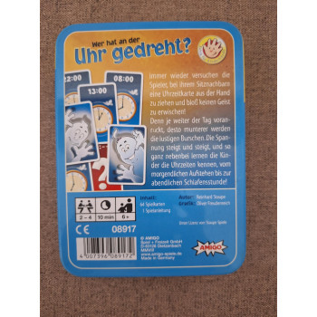 Uhr gedreht?-Ki állította ár az órát?