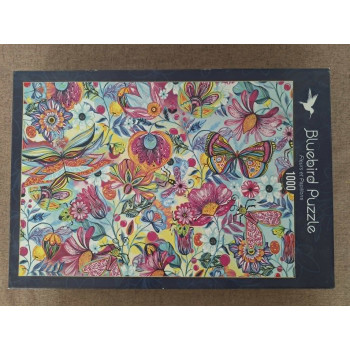 Bluebird Puzzle: Fleurs et Papillons