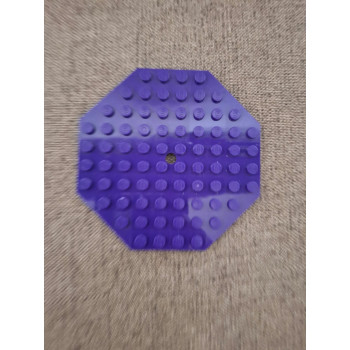 lego nyolcszög alak lila 10x10