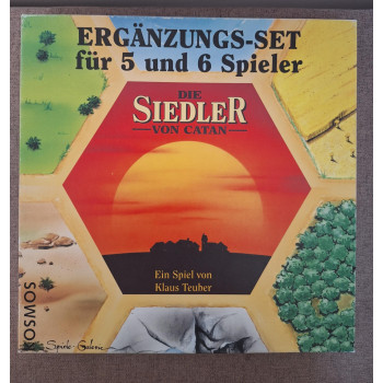 Catan 5-6 fős kiegészítő, fa bábus, Kosmos