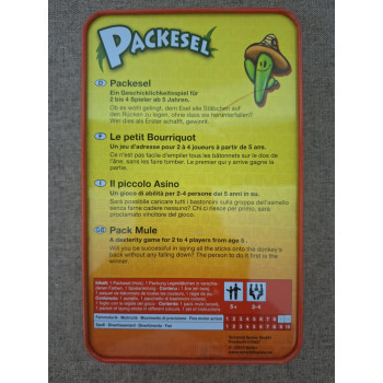 Packesel, fém dobozos